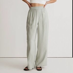 NWT Madewell Sage Mint Carley Softdrape Wide Leg Pants‎ Size XXS